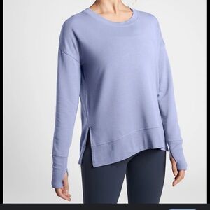 Athleta coaster luxe Light Purple Sweatshirt XXS